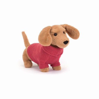 Jellycat Sweater Sausage Hond | LD0698234